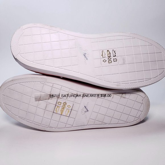 J. Crew Saturday Sneaker White Leather Casual Sz 7 - Picture 11 of 12